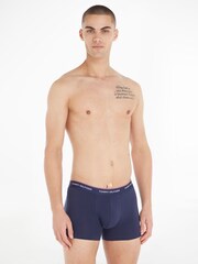 Tommy Hilfiger Essential Logo Waistband Trunks 3 Pack - Image 2 of 4