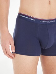 Tommy Hilfiger Essential Logo Waistband Trunks 3 Pack - Image 4 of 4