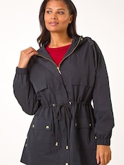 Roman Black Shower Resistant Rain Jacket - Image 1 of 5