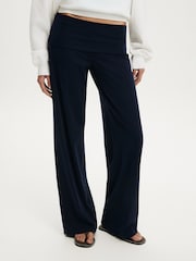 Cotton On Blue Honey Fold Over Pants - Image 1 of 5