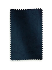 Navy Blue Matte Velvet Super Thermal Eyelet Curtains - Image 5 of 6
