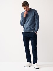 Blue Regular Fit Crew Sweatshirt - Image 2 of 7