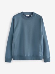 Blue Regular Fit Crew Sweatshirt - Image 5 of 7
