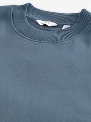 Blue Regular Fit Crew Sweatshirt - Image 6 of 7