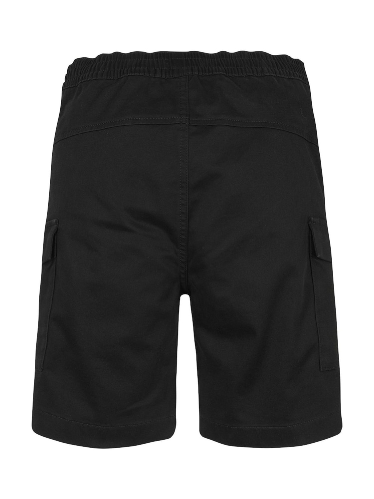 شورت كارجو فضفاض لون أسود للأولاد من Calvin Klein Jeans - صورة 2 من 2