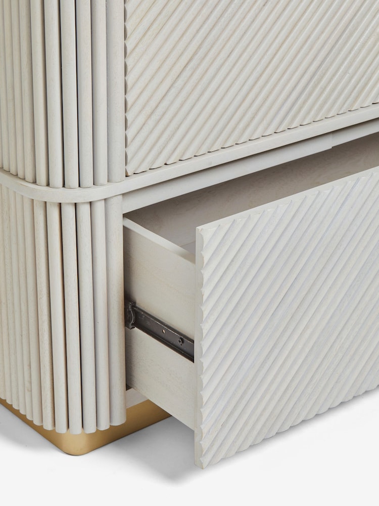 Light Grey Valencia Marble Mango Wood Double, 1 Drawer Wardrobe - Image 8 of 8 Light Grey Valencia Marble Mango Wood Double, 1 Drawer Wardrobe - Image 8 of 8