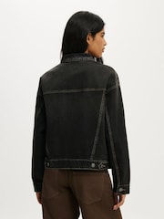 Cotton On Black Original Denim Jacket - Image 4 of 4