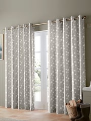 Emily Bond Pebble Grey 100% Cotton St Maws Made to Measure Curtains - Image 2 of 9