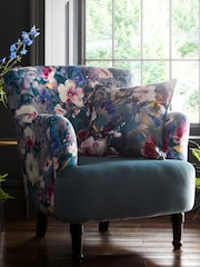 Clarke and Clarke Blue Dalston Chair - Image 2 of 5