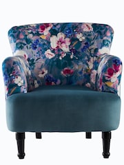 Clarke and Clarke Blue Dalston Chair - Image 3 of 5