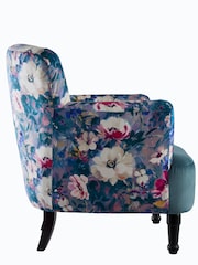Clarke and Clarke Blue Dalston Chair - Image 5 of 5