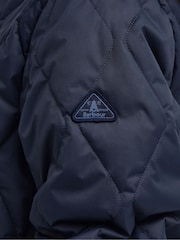 Barbour® Navy Coastal Bickland Diamond Quilted Jacket - Image 6 of 7