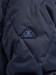 Barbour® Navy Coastal Bickland Diamond Quilted Jacket - Image 7 of 7