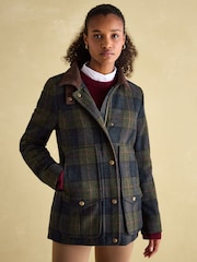 Joules Fieldcoat Navy/Khaki Tweed Jacket - Image 1 of 8
