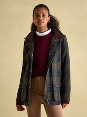 Joules Fieldcoat Navy/Khaki Tweed Jacket - Image 3 of 8