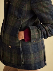 Joules Fieldcoat Navy/Khaki Tweed Jacket - Image 4 of 8