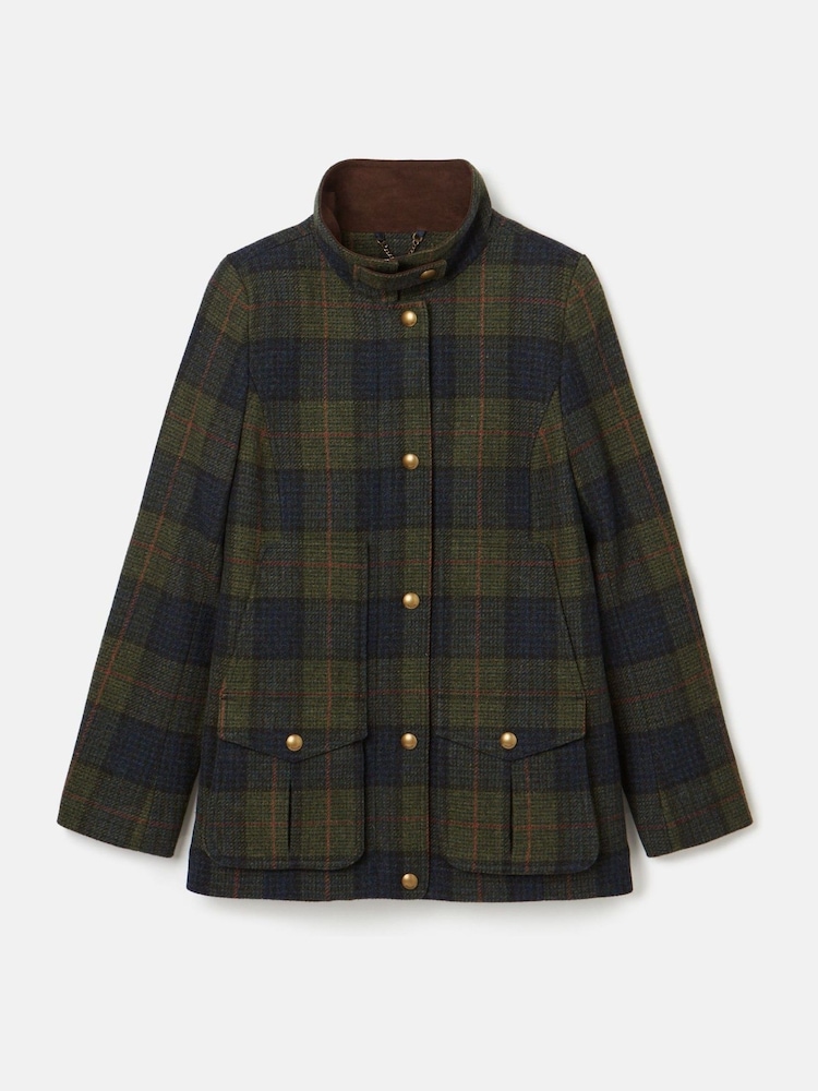 Joules Fieldcoat Navy/Khaki Tweed Jacket - Image 8 of 8