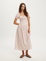 Robe mi-longue à marguerites Cotton On - Image 2 sur 4