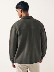 Slate Grey Zip-Up Shacket - Image 2 of 8