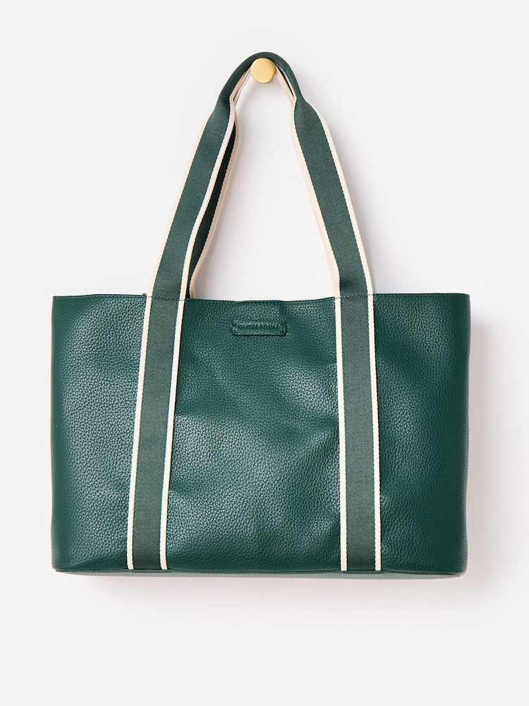 Oliver Bonas Green Emma Tote Bag - Image 1 of 6