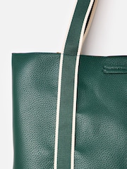 Oliver Bonas Green Emma Tote Bag - Image 3 of 6