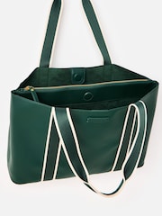 Oliver Bonas Green Emma Tote Bag - Image 5 of 6