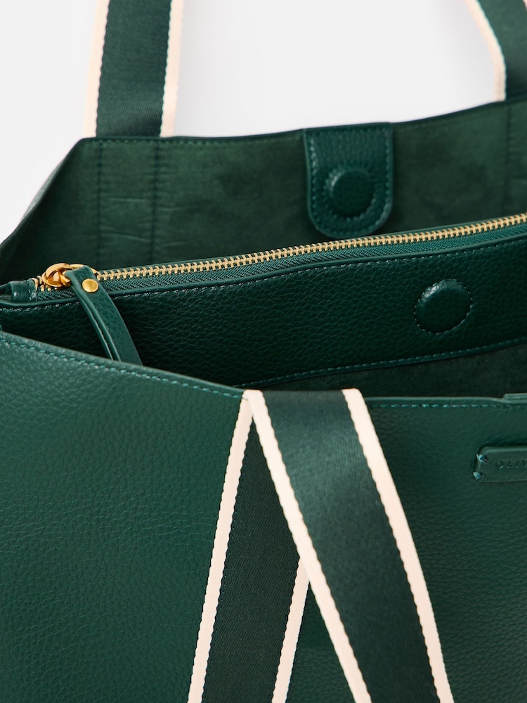 Oliver Bonas Green Emma Tote Bag - Image 6 of 6
