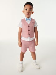 Baker by Ted Baker Shirt Waistcoat and Short Set - Image 1 of 3