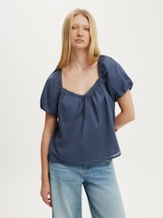 Cotton On Blue The Daydream Babydoll Top - Image 1 of 4