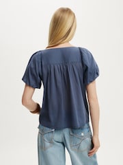Cotton On Blue The Daydream Babydoll Top - Image 2 of 4