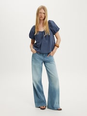 Cotton On Blue The Daydream Babydoll Top - Image 3 of 4