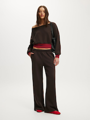 Cotton On Brown Relaxed Off Shoulder Sweatshirt - Image 2 of 4