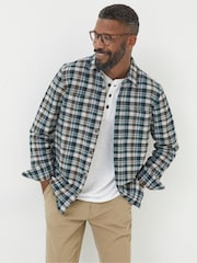 FatFace Green Monkton Check Shirt - Image 1 of 1