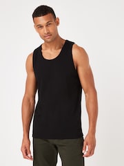 Black Regular Fit Vest - Image 1 of 5