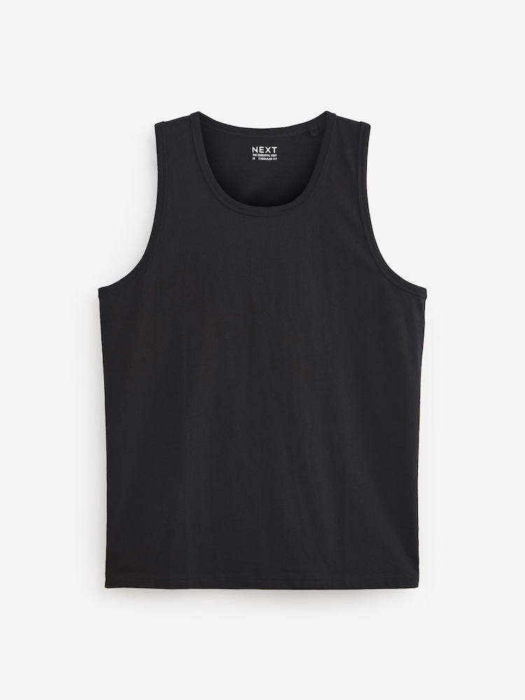 Black Regular Fit Vest - Image 5 of 5