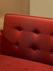 MADE.COM Orange Rosslyn Left Hand Facing Sofa Bed - Image 4 of 5