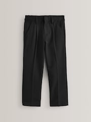 Black Slim Waist School Pleat Front Trousers (3-17yrs) - Image 1 of 7