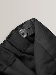 Black Slim Waist School Pleat Front Trousers (3-17yrs) - Image 5 of 7