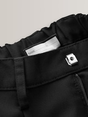 Black Slim Waist School Pleat Front Trousers (3-17yrs) - Image 6 of 7