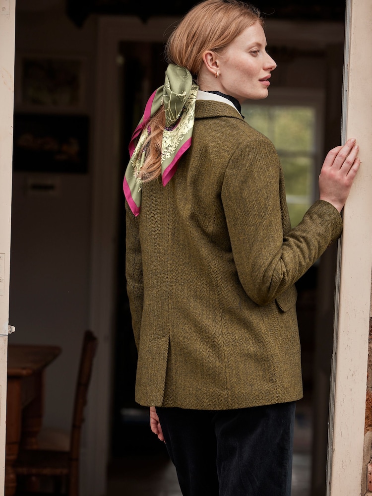 Joules Bramble Brown Tweed Blazer - Image 2 of 8