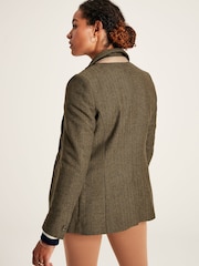 Joules Bramble Brown Tweed Blazer - Image 4 of 8
