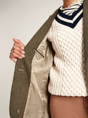 Joules Bramble Brown Tweed Blazer - Image 5 of 8