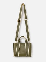 Oliver Bonas Green Emma Mini Tote Cross-Body Bag - Image 3 of 7