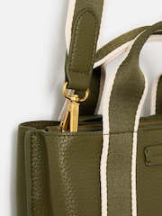 Oliver Bonas Green Emma Mini Tote Cross-Body Bag - Image 5 of 7