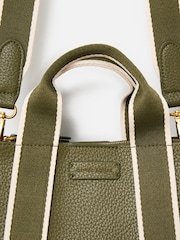 Oliver Bonas Green Emma Mini Tote Cross-Body Bag - Image 7 of 7
