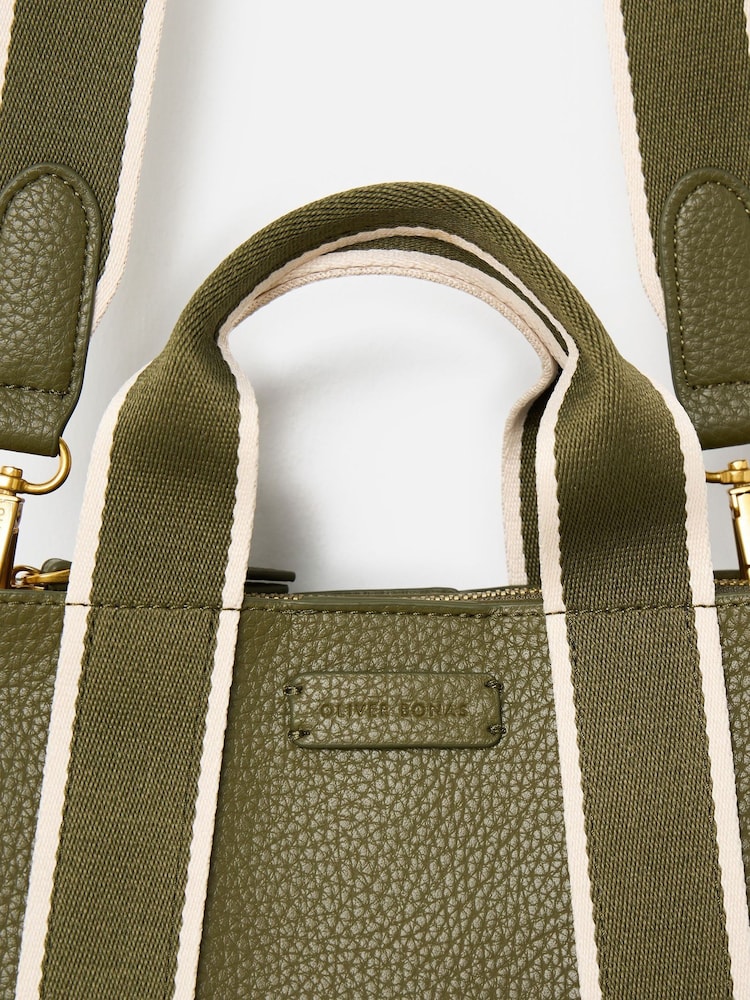 Oliver Bonas Green Emma Mini Tote Cross-Body Bag - Image 7 of 7 Oliver Bonas Green Emma Mini Tote Cross-Body Bag - Image 7 of 7