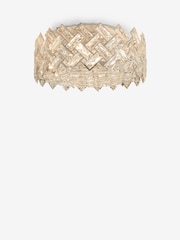Chrome Wentworth 3 Light Flush Fitting Ceiling Light - Image 4 of 5
