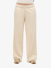 Superdry Cream Wash Straight Joggers - Image 1 of 6