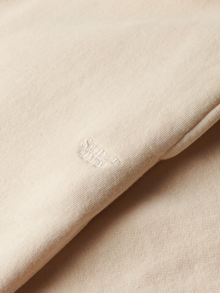 Superdry Cream Wash Straight Joggers - Image 6 of 6