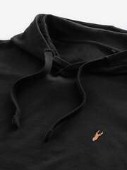 Schwarz - Leichter Oversize-Hoodie mit Reißverschluss - Bild 8 von 9